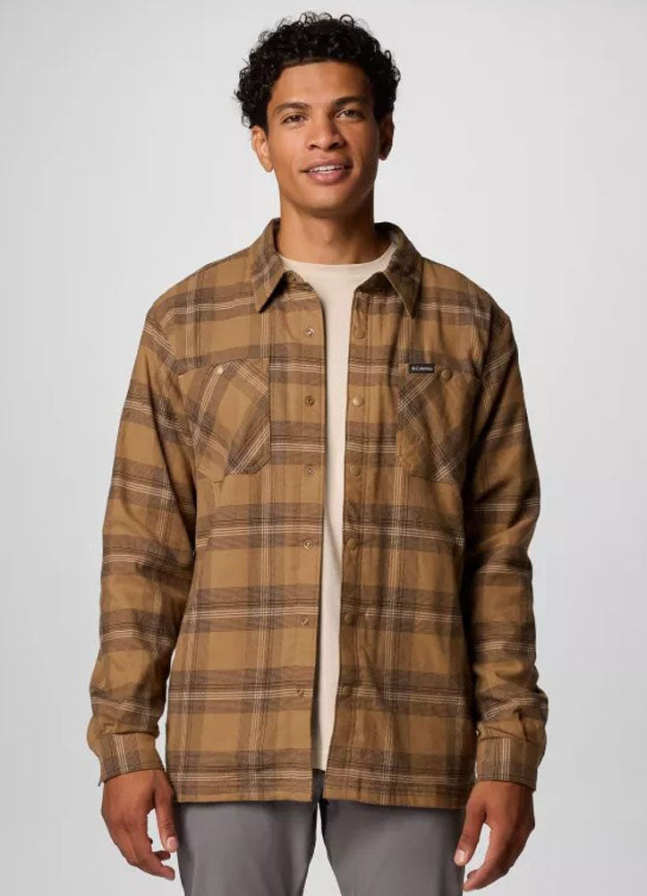 Cornell Woods Fleece Lined Shirt Jacket Delta Buffalo Tartan by
