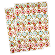 Hallmark Nostalgic Winter Icons Round Christmas Seals, 2 Sheets