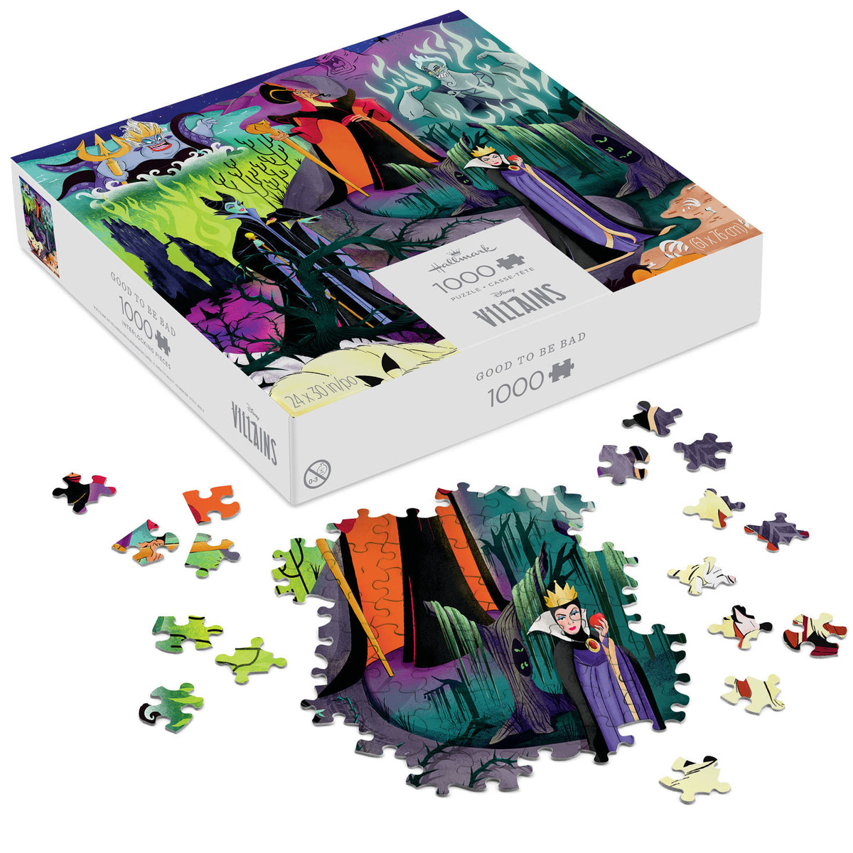 Hallmark Disney Villains It's Good to Be Bad 1000-Piece Jigsaw Puzzle