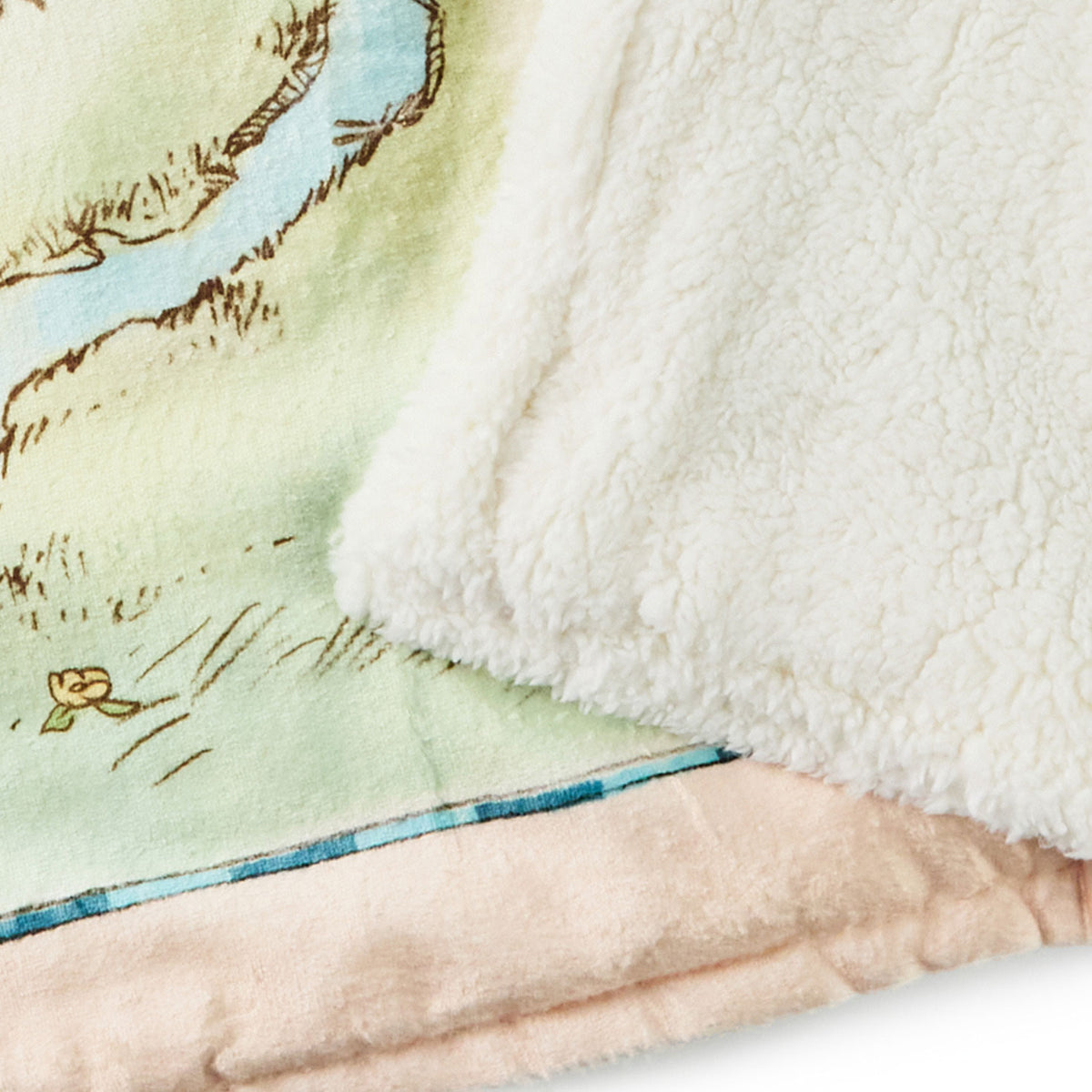 Hallmark Disney Winnie the Pooh Hundred Acre Wood Map Throw Blanket, 60x52