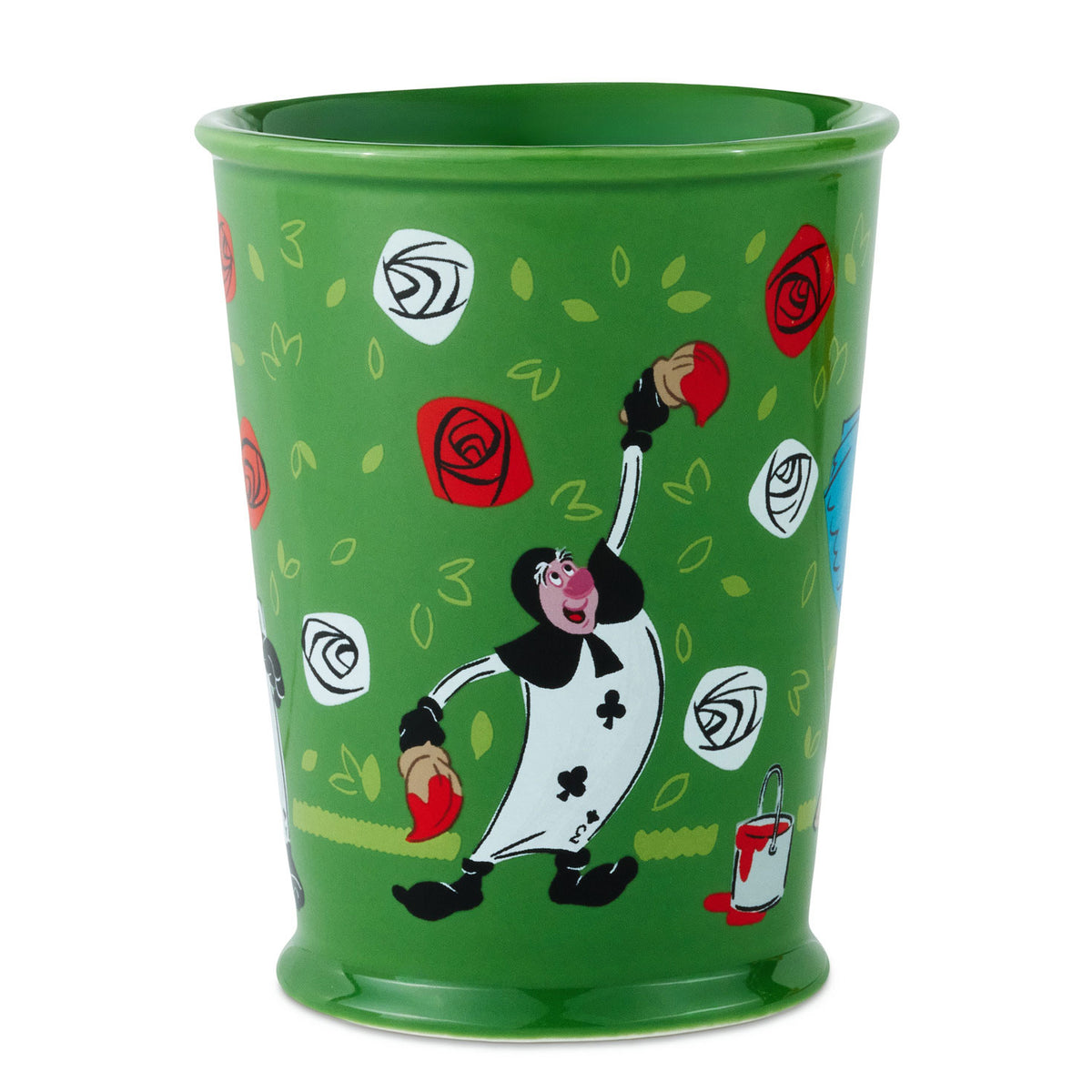Hallmark Disney Alice in Wonderland Painting Roses Sculpted Mug, 17.5 oz.