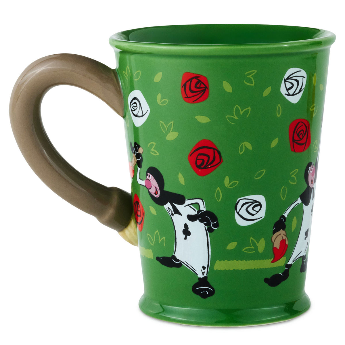 Hallmark Disney Alice in Wonderland Painting Roses Sculpted Mug, 17.5 oz.