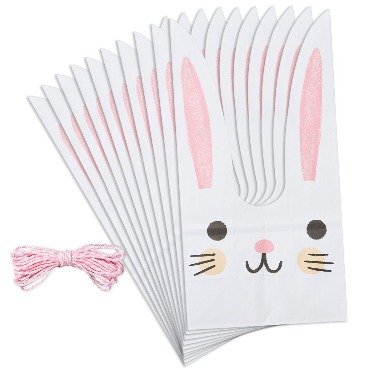 Hallmark Bunny Face 10-Pack Easter Goodie Bags
