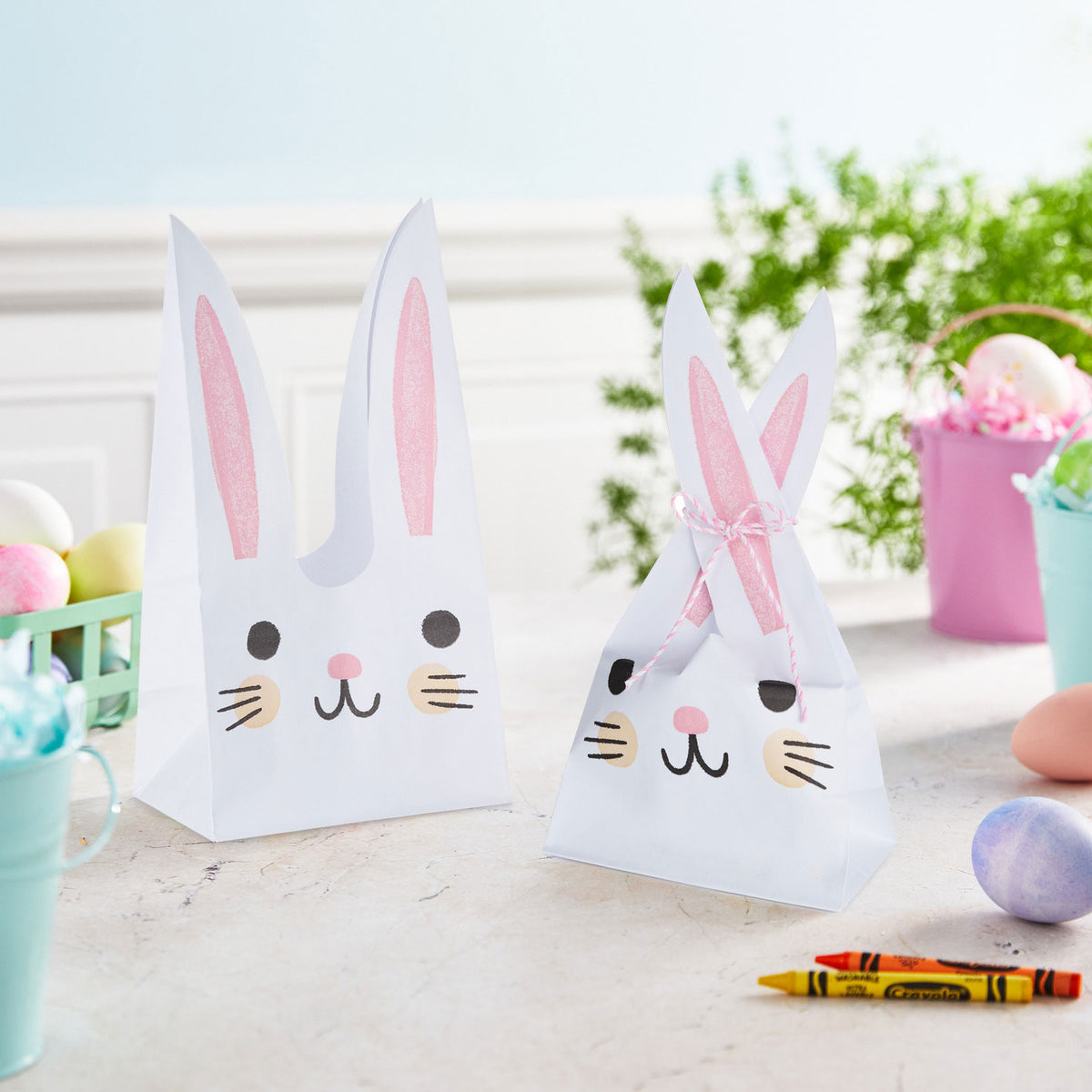 Hallmark Bunny Face 10-Pack Easter Goodie Bags