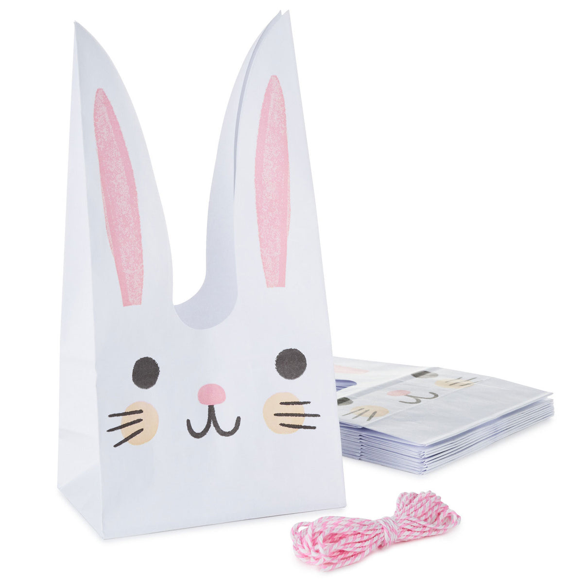 Hallmark Bunny Face 10-Pack Easter Goodie Bags