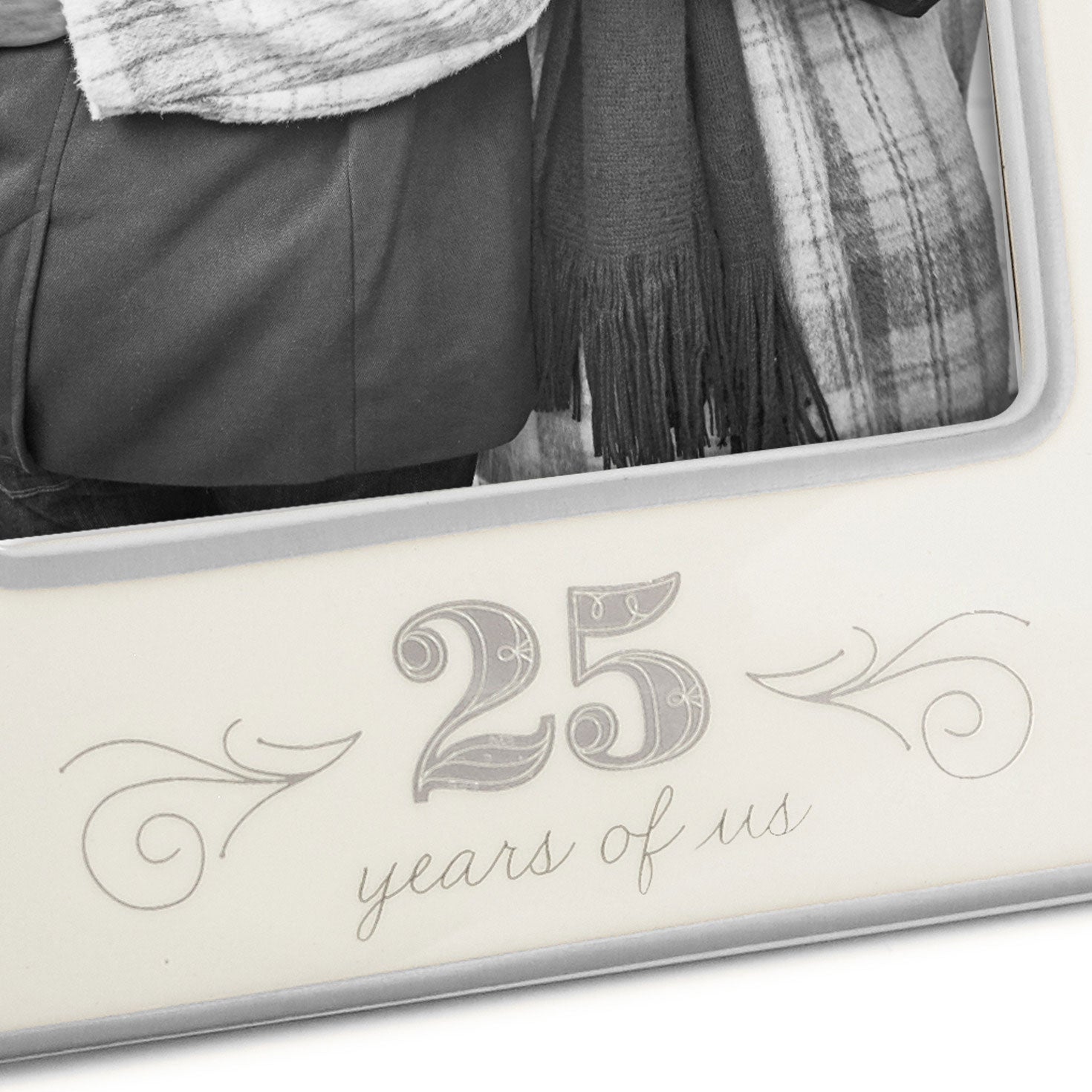 Hallmark 25 Years of Us Silver Anniversary Picture Frame, 5x7