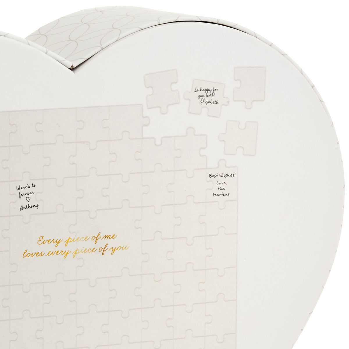 Hallmark Wedding Reception Guest Book Autograph Puzzle