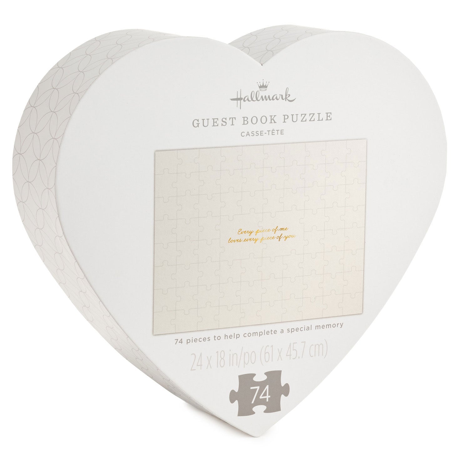 Hallmark Wedding Reception Guest Book Autograph Puzzle
