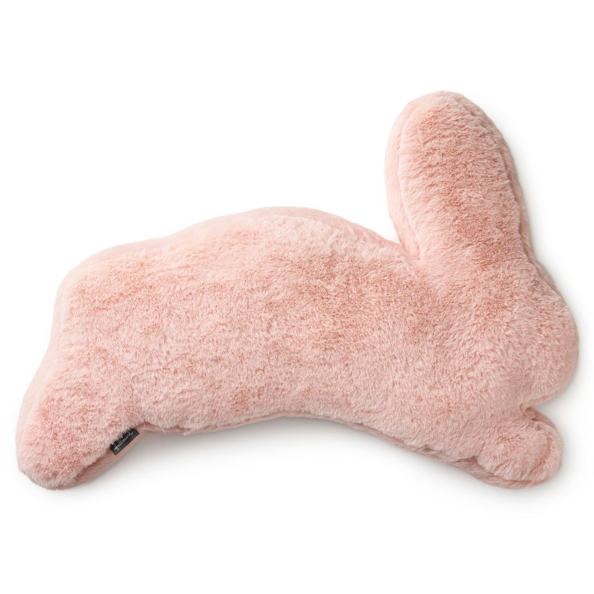 Hallmark Pink Bunny-Shaped Plush Throw Pillow, 21'' L