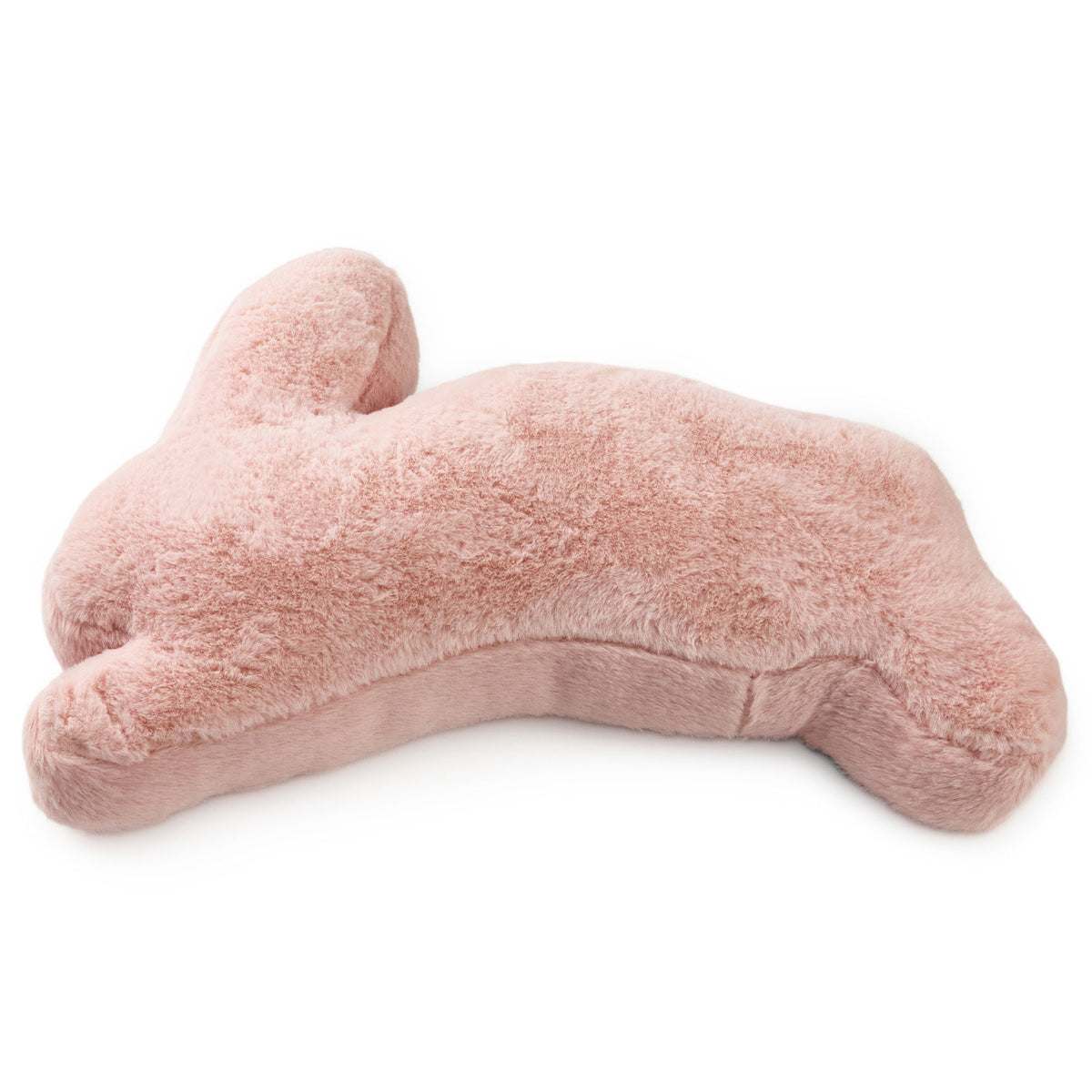 Hallmark Pink Bunny-Shaped Plush Throw Pillow, 21'' L