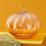 Hallmark Glass Pumpkin Tabletop Decoration, 7.5''
