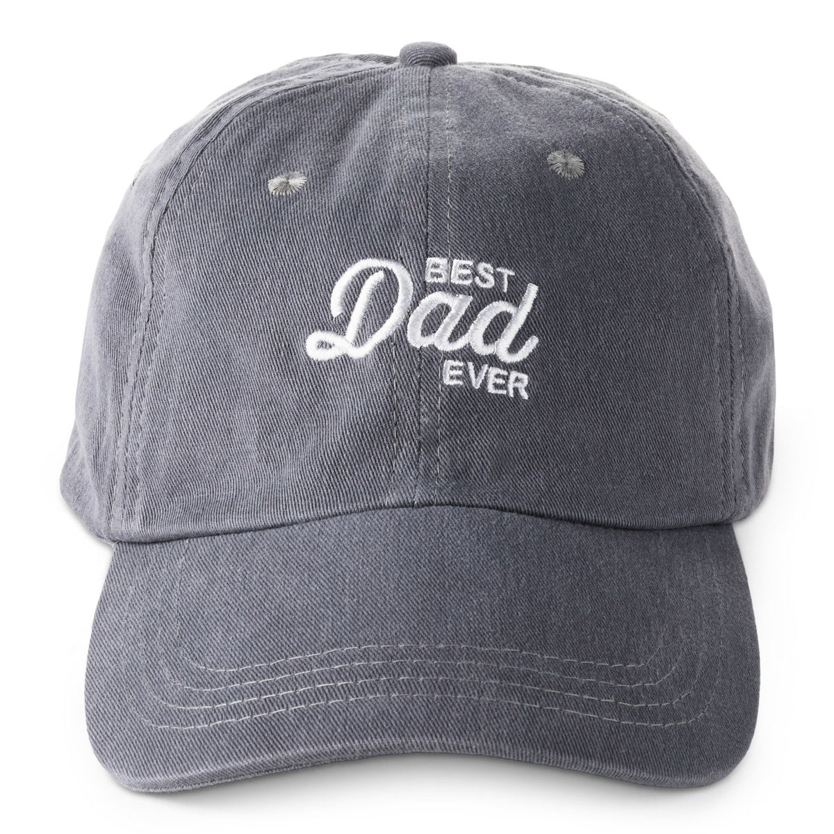 Hallmark Best Dad Ever Gray Twill Baseball Cap