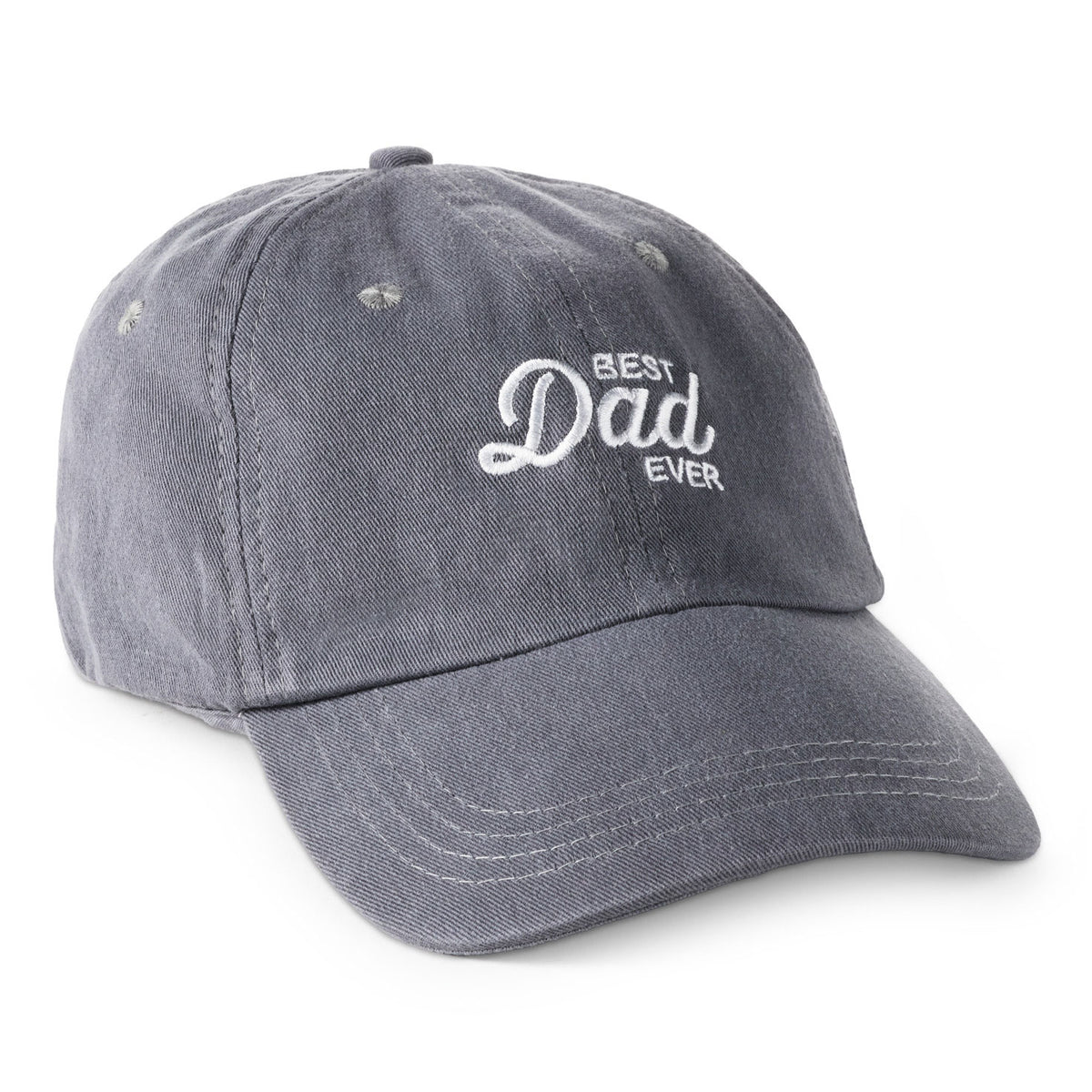 Hallmark Best Dad Ever Gray Twill Baseball Cap