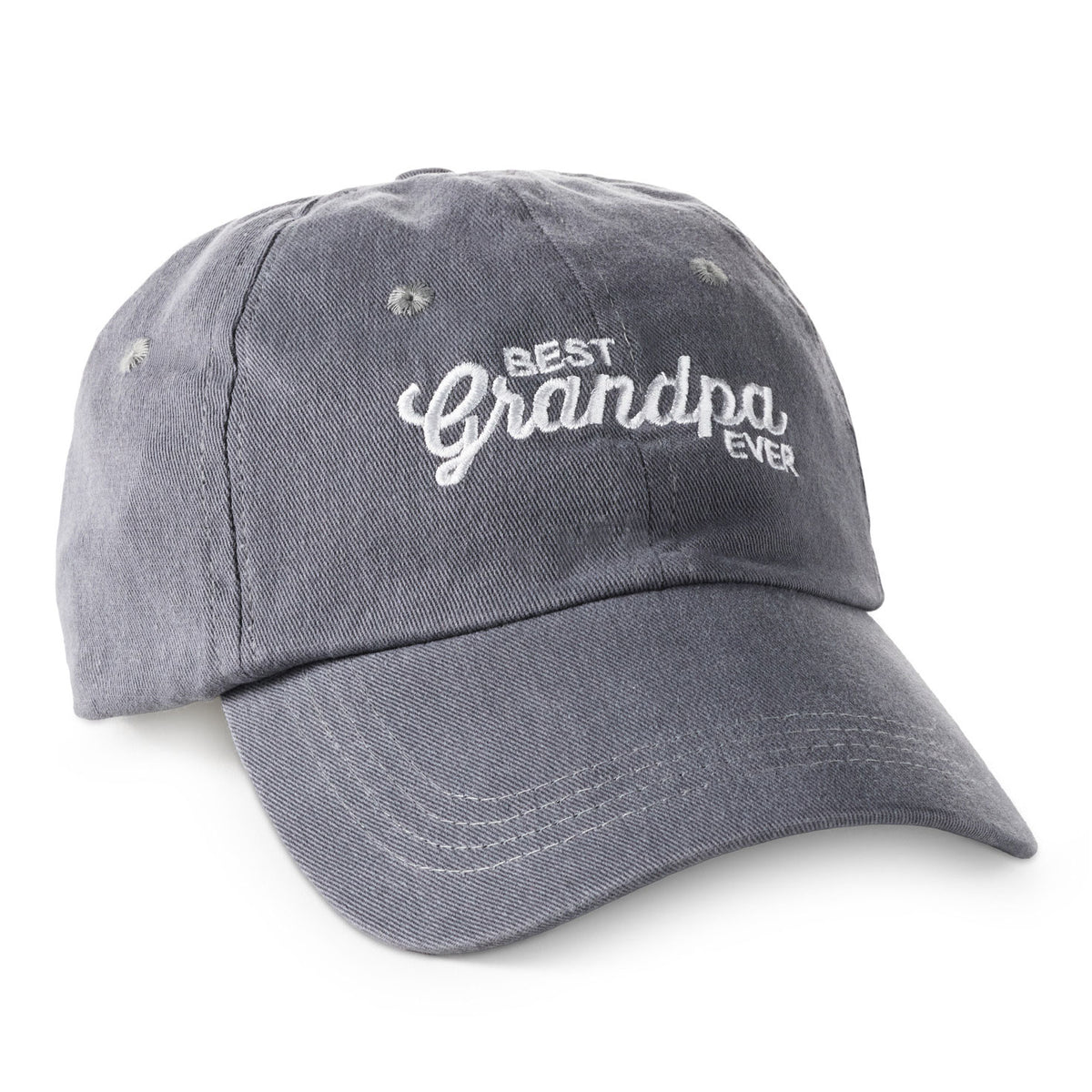 Hallmark Best Grandpa Ever Gray Twill Baseball Cap
