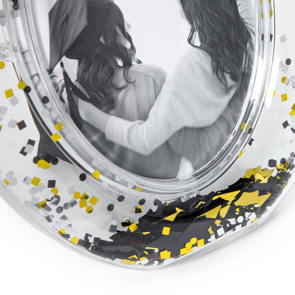 Hallmark Clear Oval With Confetti Graduation Picture Frame, 4x6