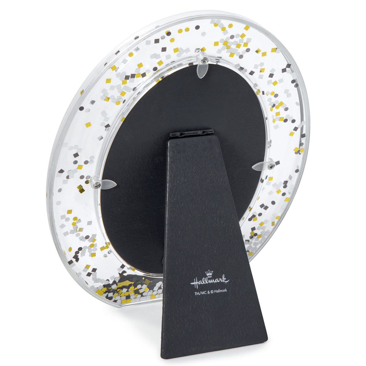 Hallmark Clear Oval With Confetti Graduation Picture Frame, 4x6