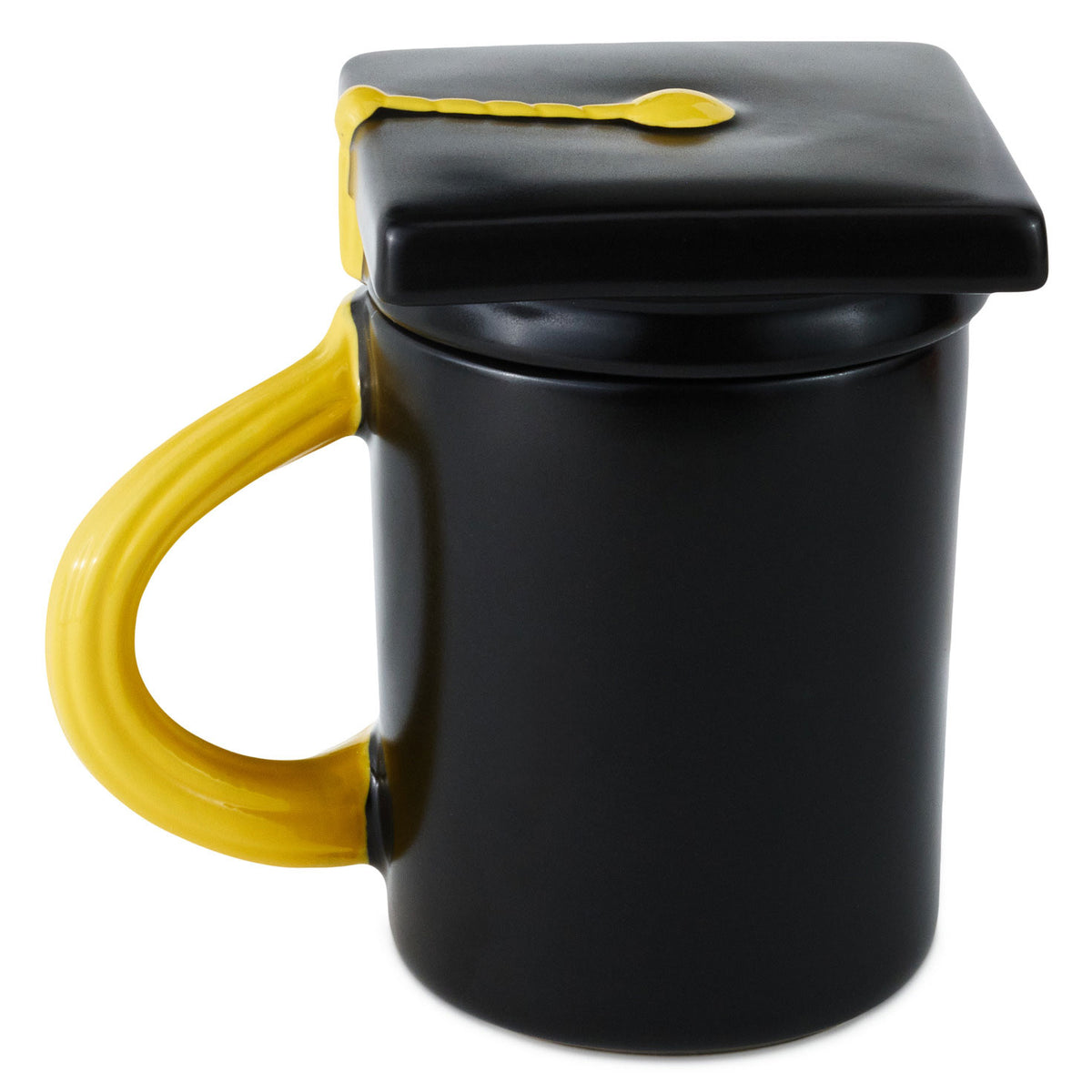 Hallmark Hats Off Grad Sculpted Mug With Grad Cap Lid, 15 oz.