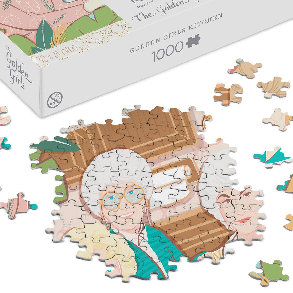 Hallmark The Golden Girls at the Kitchen Table 1000-Piece Puzzle