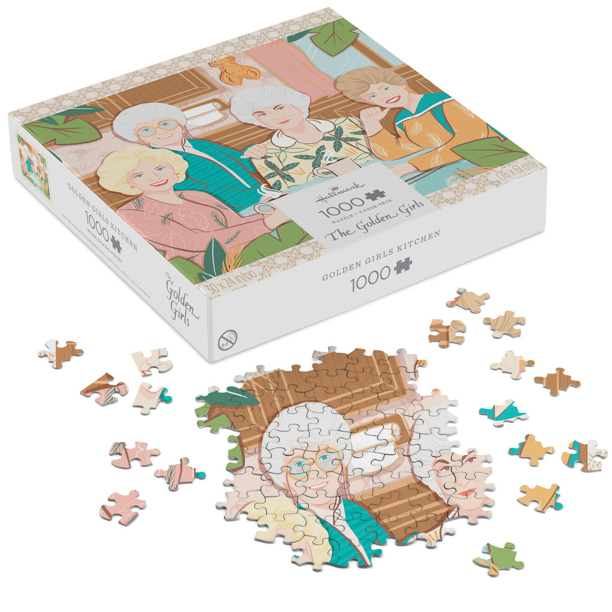Hallmark The Golden Girls at the Kitchen Table 1000-Piece Puzzle