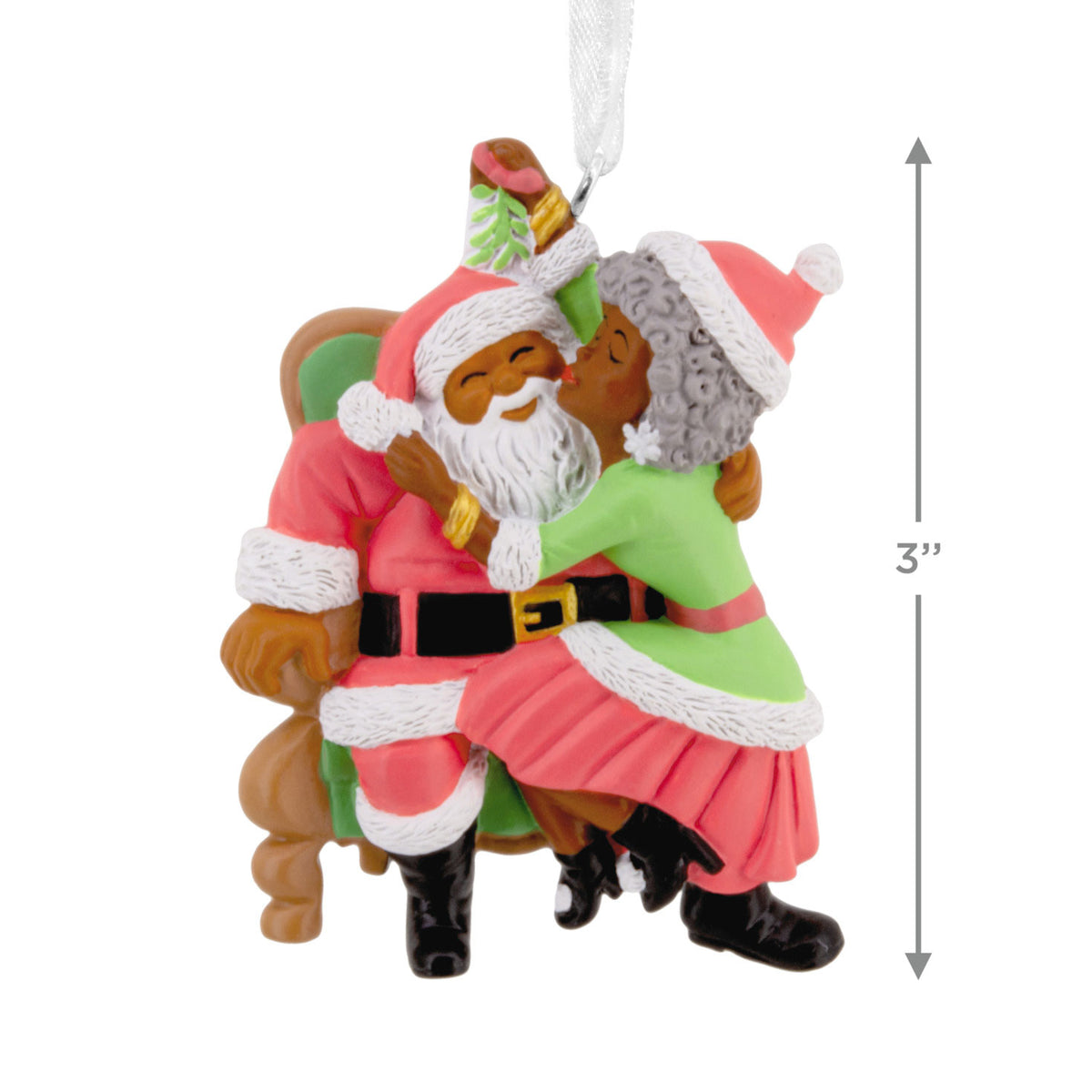 Hallmark Mahogany Santa and Mrs. Claus Hallmark Ornament