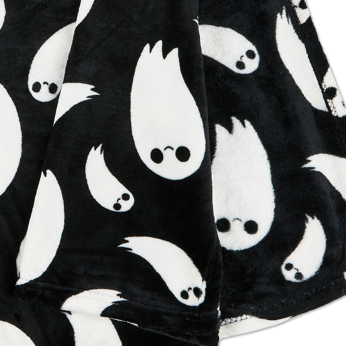 Hallmark Grinning Ghosts Throw Blanket, 50x60