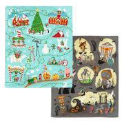 Hallmark Disney Tim Burton's The Nightmare Before Christmas Two-Sided Throw Blanket, 50x60