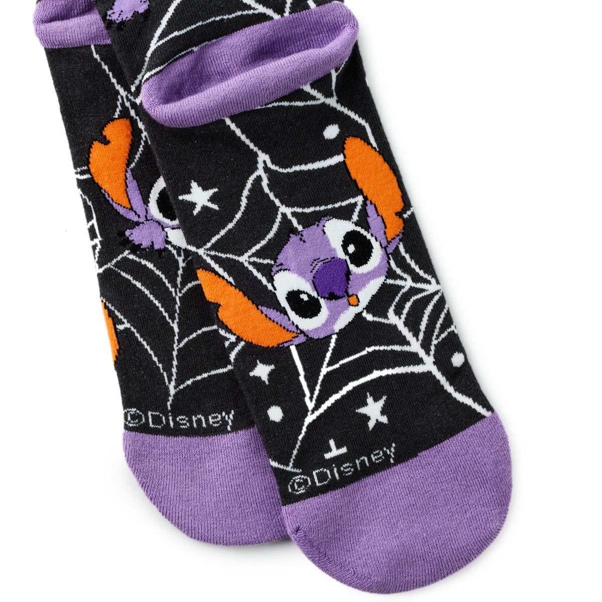 Hallmark Disney Stitch Spider Web Novelty Crew Socks