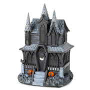 Hallmark Hauntsville Collection Vampire Manor Tabletop Decoration With Light and Sound, 9.75''