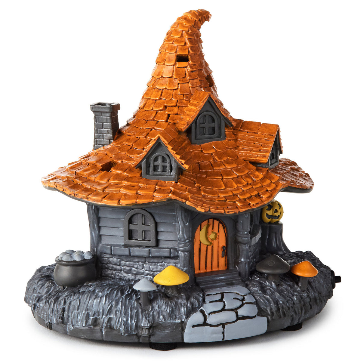 Hallmark Hauntsville Collection Witch House Tabletop Decoration, 7.5''
