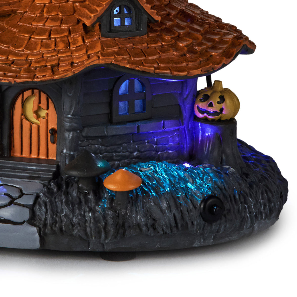 Hallmark Hauntsville Collection Witch House Tabletop Decoration, 7.5''