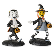 Hallmark Hauntsville Collection Trick-or-Treaters Tabletop Decorations, Set of 2