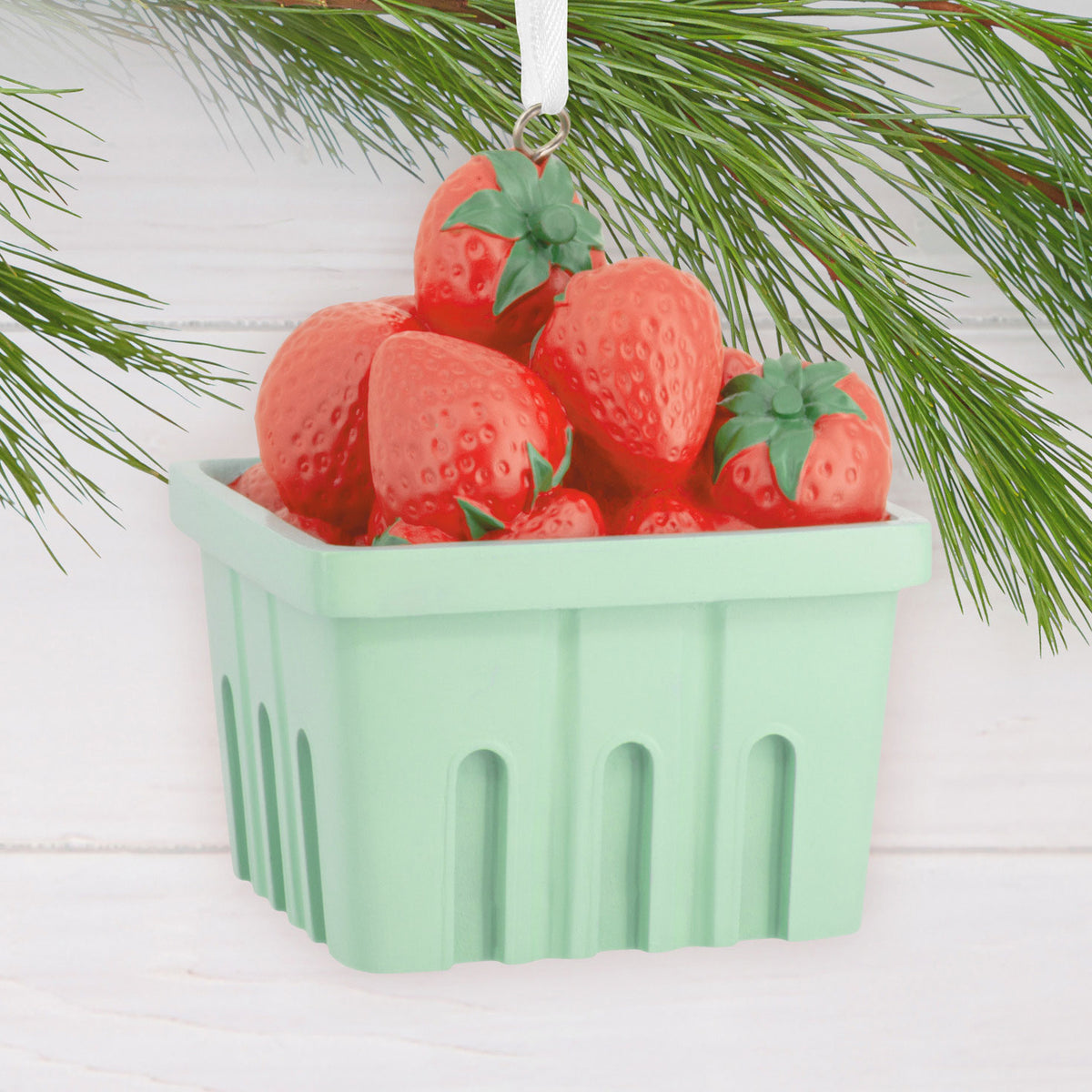 Hallmark Basket of Strawberries Hallmark Ornament