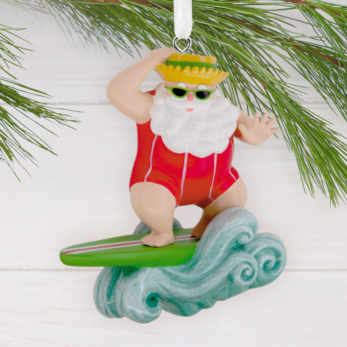 Hallmark Surfing Santa Hallmark Ornament