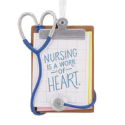 Hallmark Nursing Is a Work of Heart Hallmark Ornament