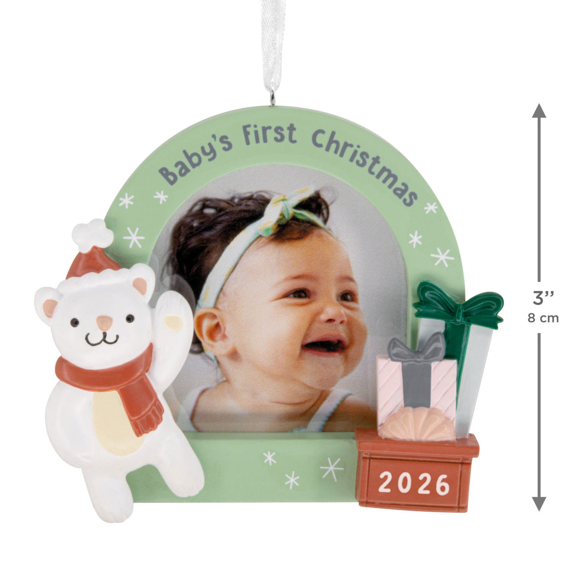 Hallmark Baby's First Christmas 2026 Photo Frame Hallmark Ornament