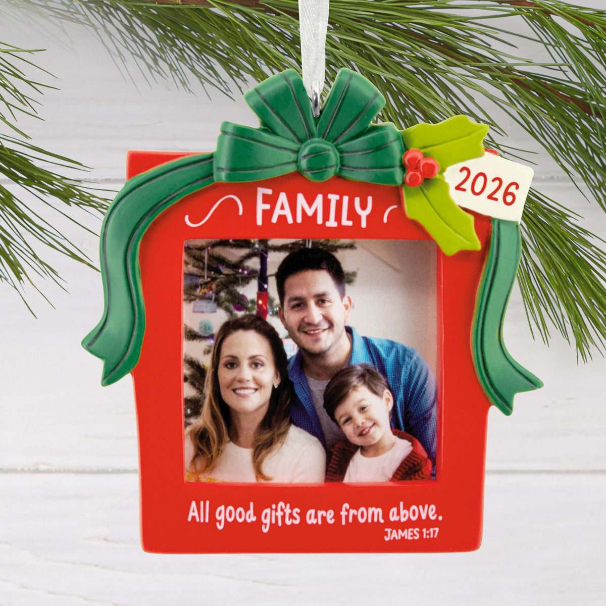 Hallmark Family 2026 Religious Photo Frame Hallmark Ornament