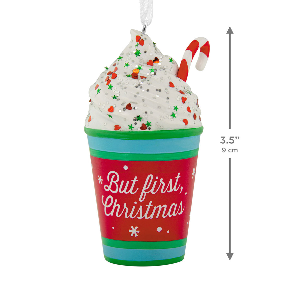 Hallmark But First Christmas Coffee Hallmark Ornament