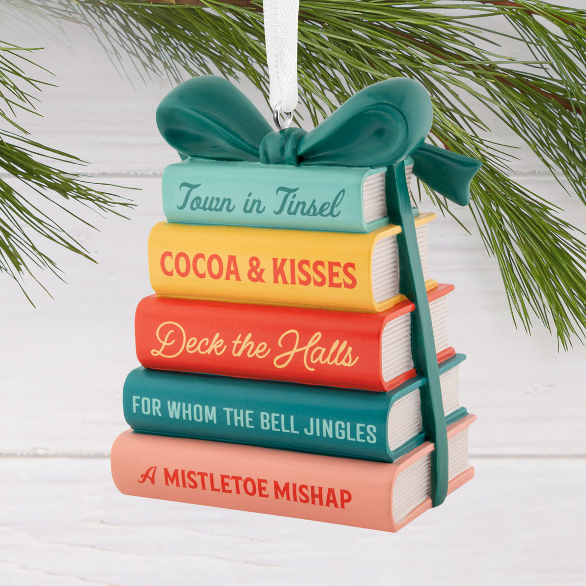 Hallmark Stack of Christmas Books Hallmark Ornament