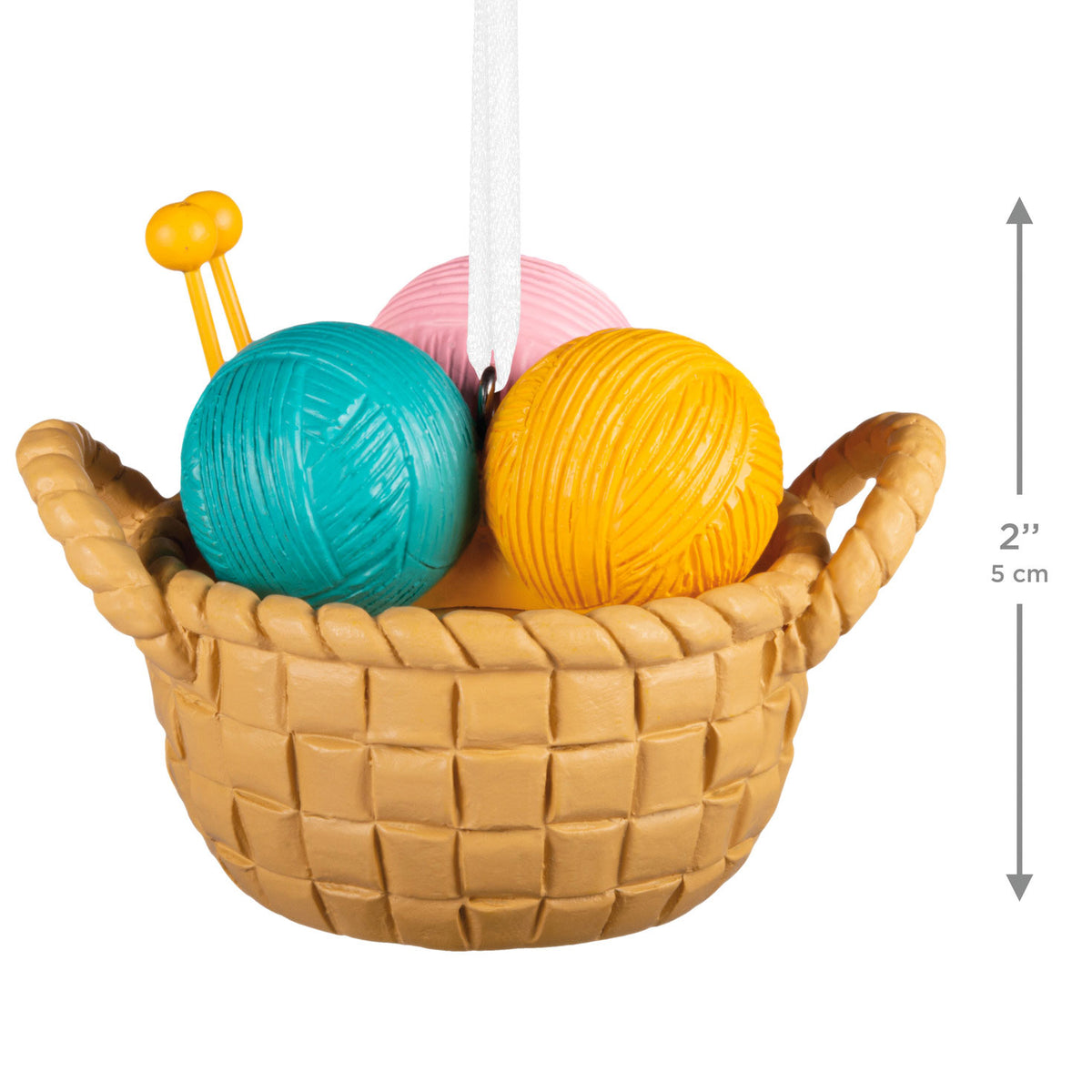 Hallmark Knitting Basket Hallmark Ornament