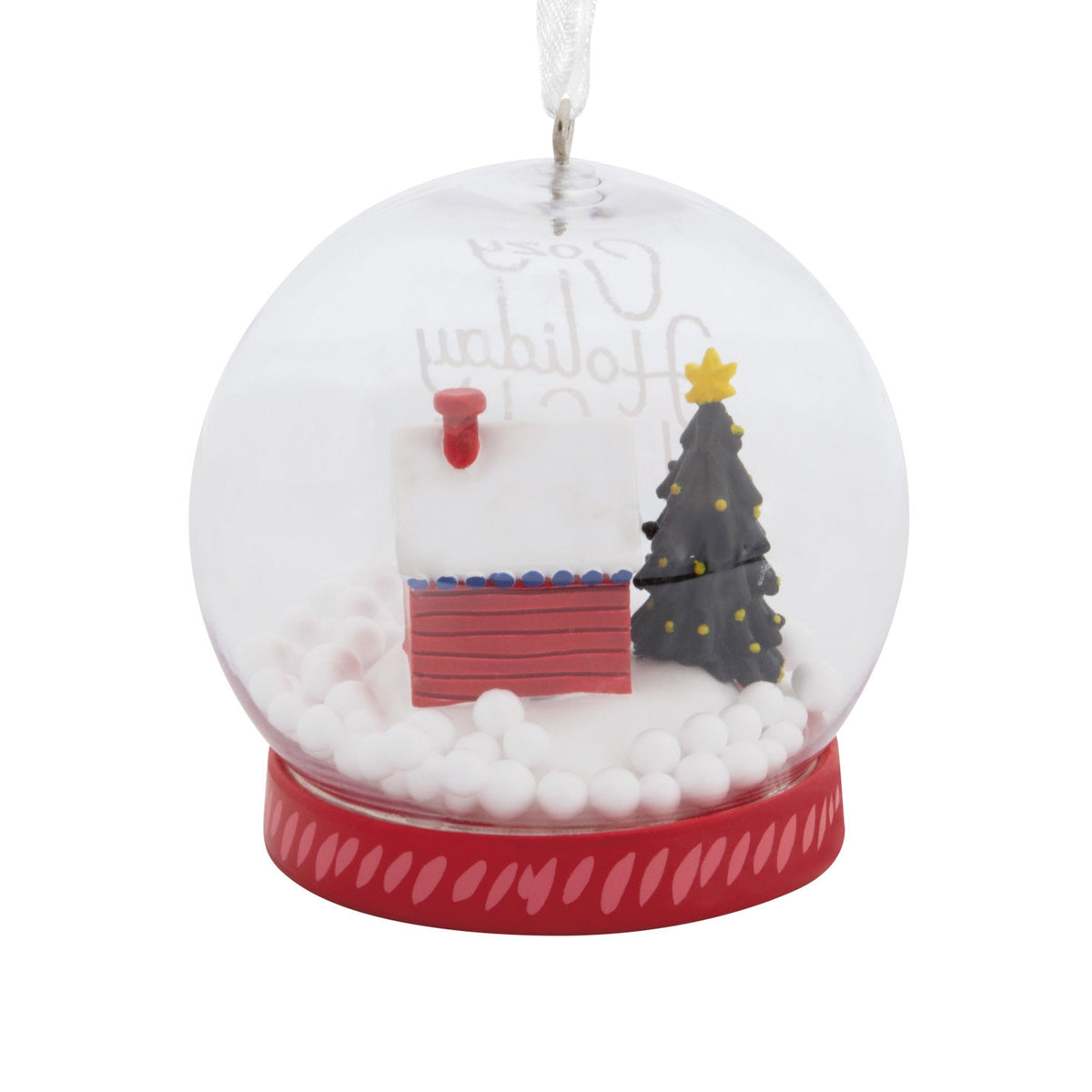 Hallmark Cozy Holiday Wishes Snow Globe Hallmark Ornament