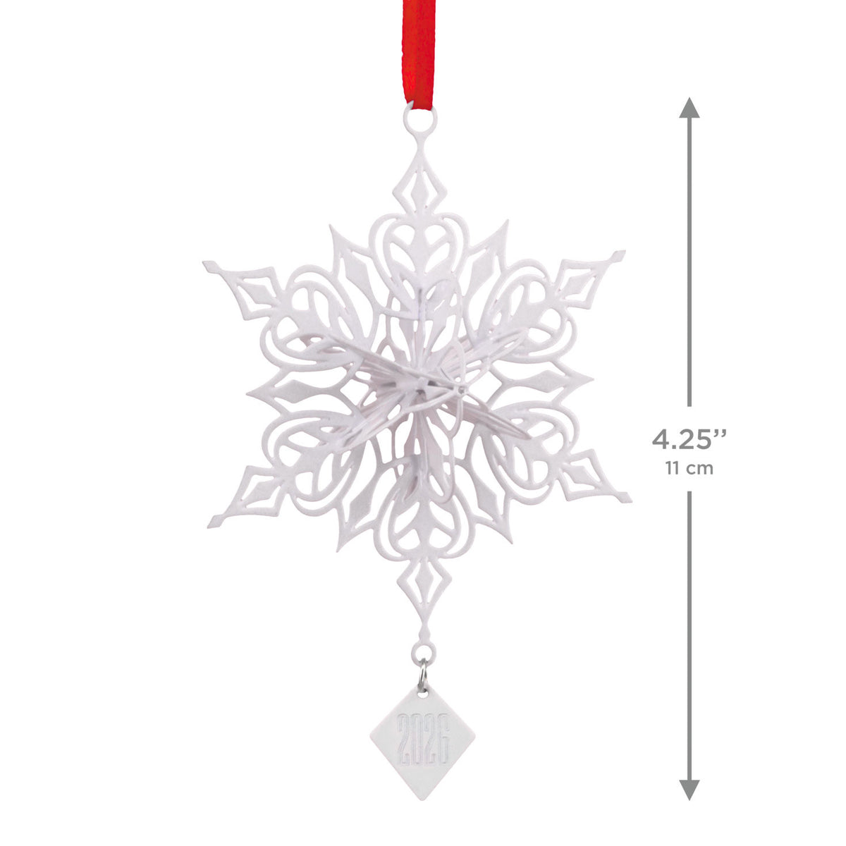 Hallmark Dimensional Snowflake 2026 Metal Hallmark Ornament