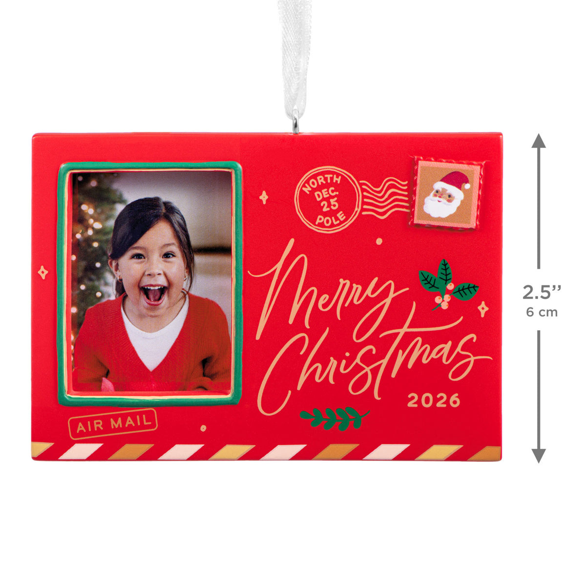 Hallmark Holiday Postcard 2026 Photo Frame Hallmark Ornament