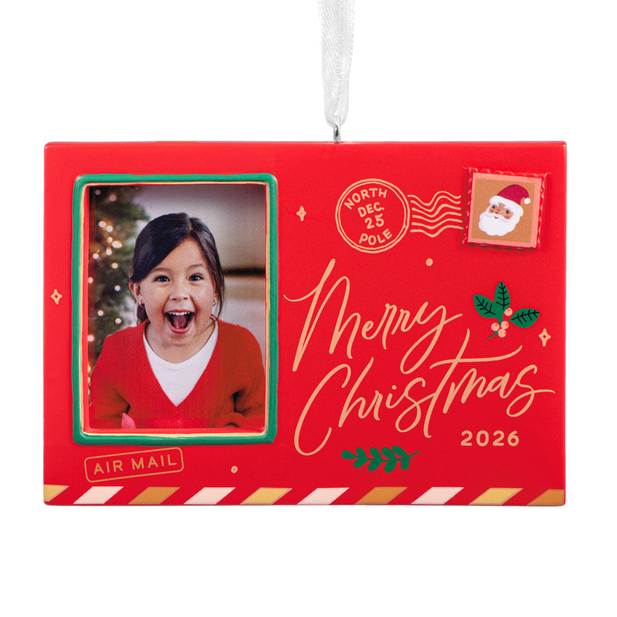 Hallmark Holiday Postcard 2026 Photo Frame Hallmark Ornament