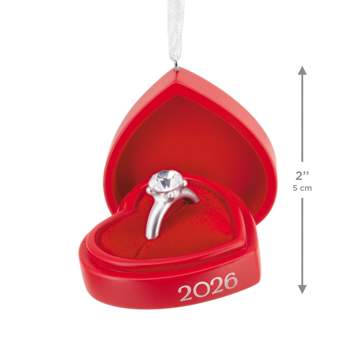 Hallmark Engagement Ring in Red Box 2026 Hallmark Ornament