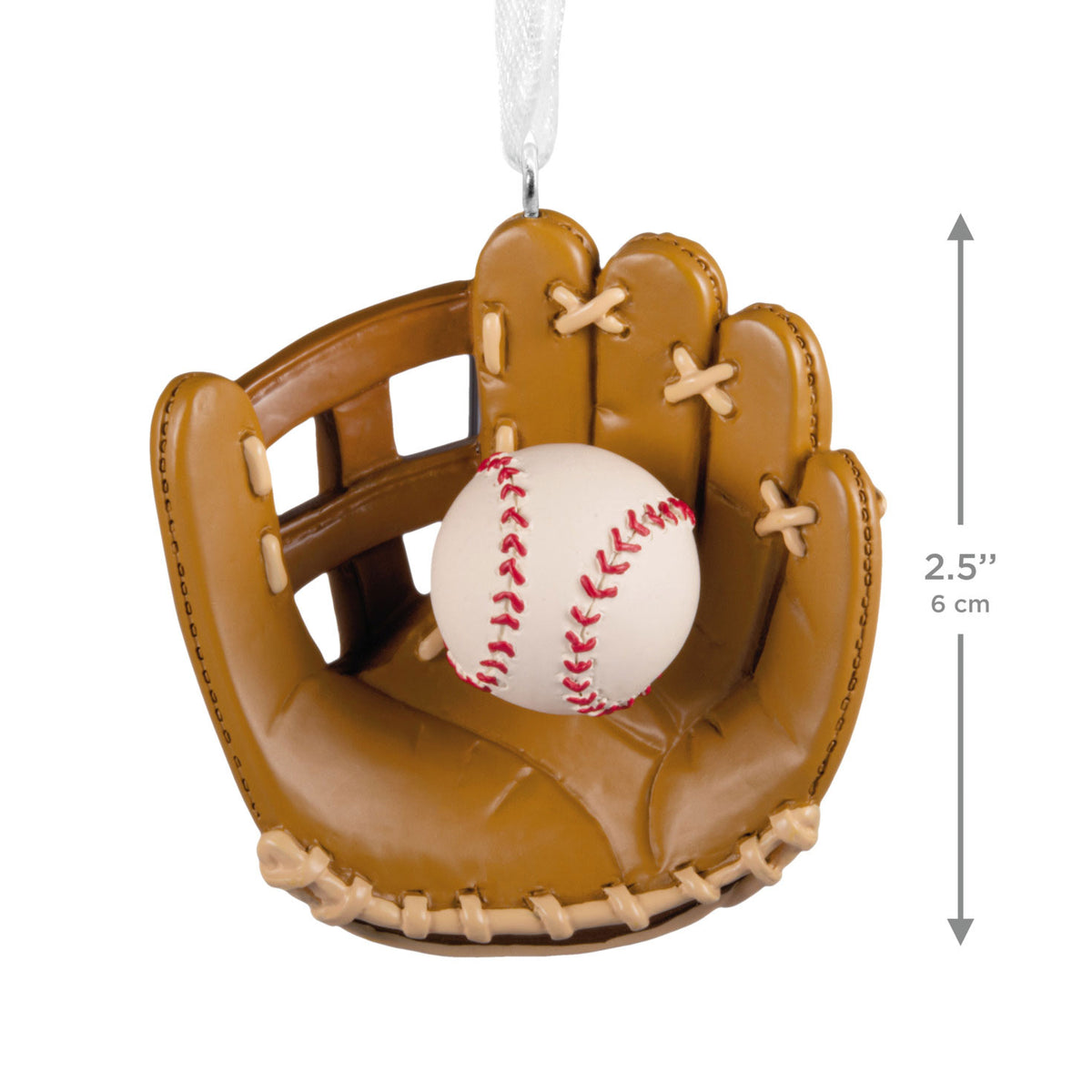 Hallmark Baseball in Glove Hallmark Ornament