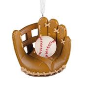 Hallmark Baseball in Glove Hallmark Ornament