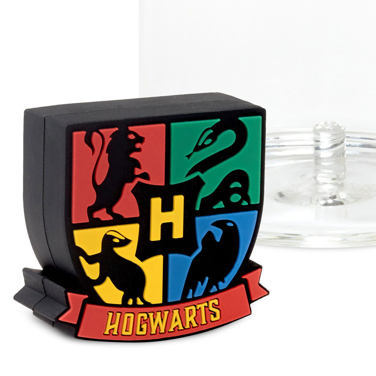 Hallmark Harry Potter™ Hogwarts™ Crest Charmers Silicone Charm, 1.75'' H
