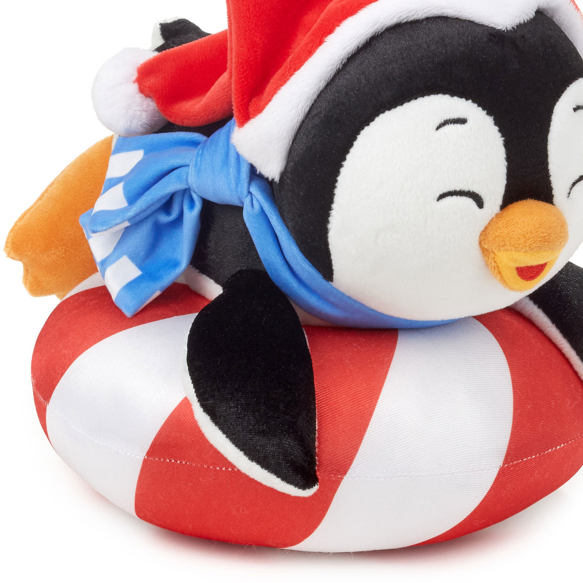 Hallmark Playful Penguins Sledding All the Way Plush With Sound and Motion, 7.5'' H