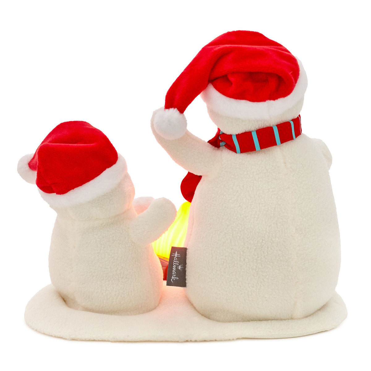 Hallmark Roasting Marshmallows Singing Snowmen Plush With Light and Motion