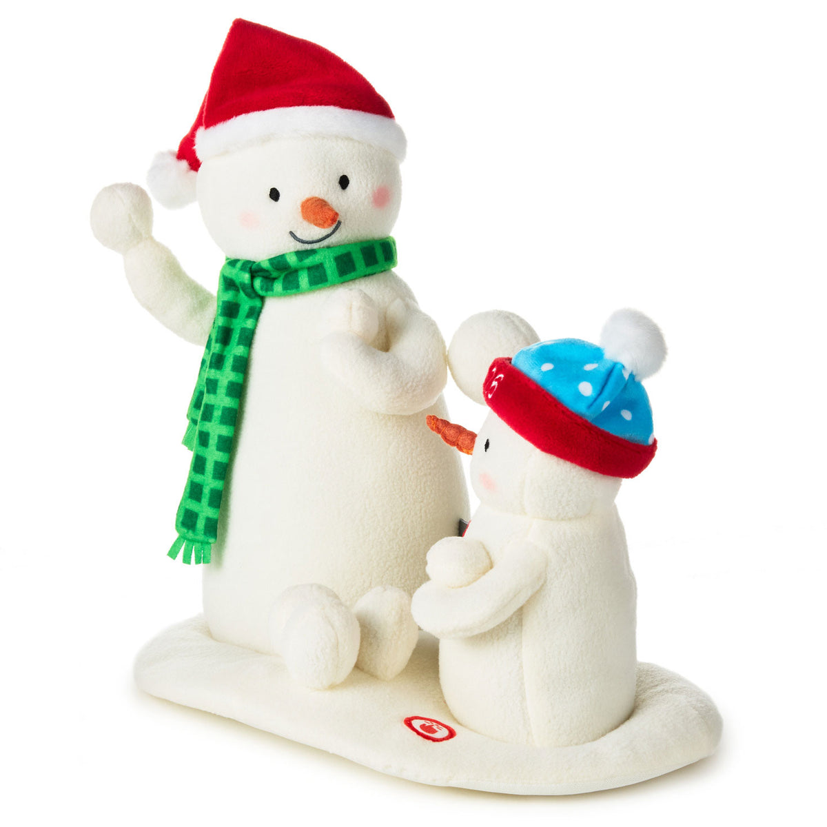 Hallmark Snowball Fight! Musical Snowmen Plush With Motion, 10''